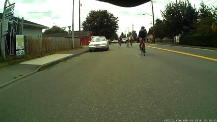 Tree root on a road causing nasty cycling accident