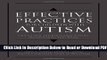 [Get] Effective Practices for Children with Autism: Educational and Behavior Support Interventions