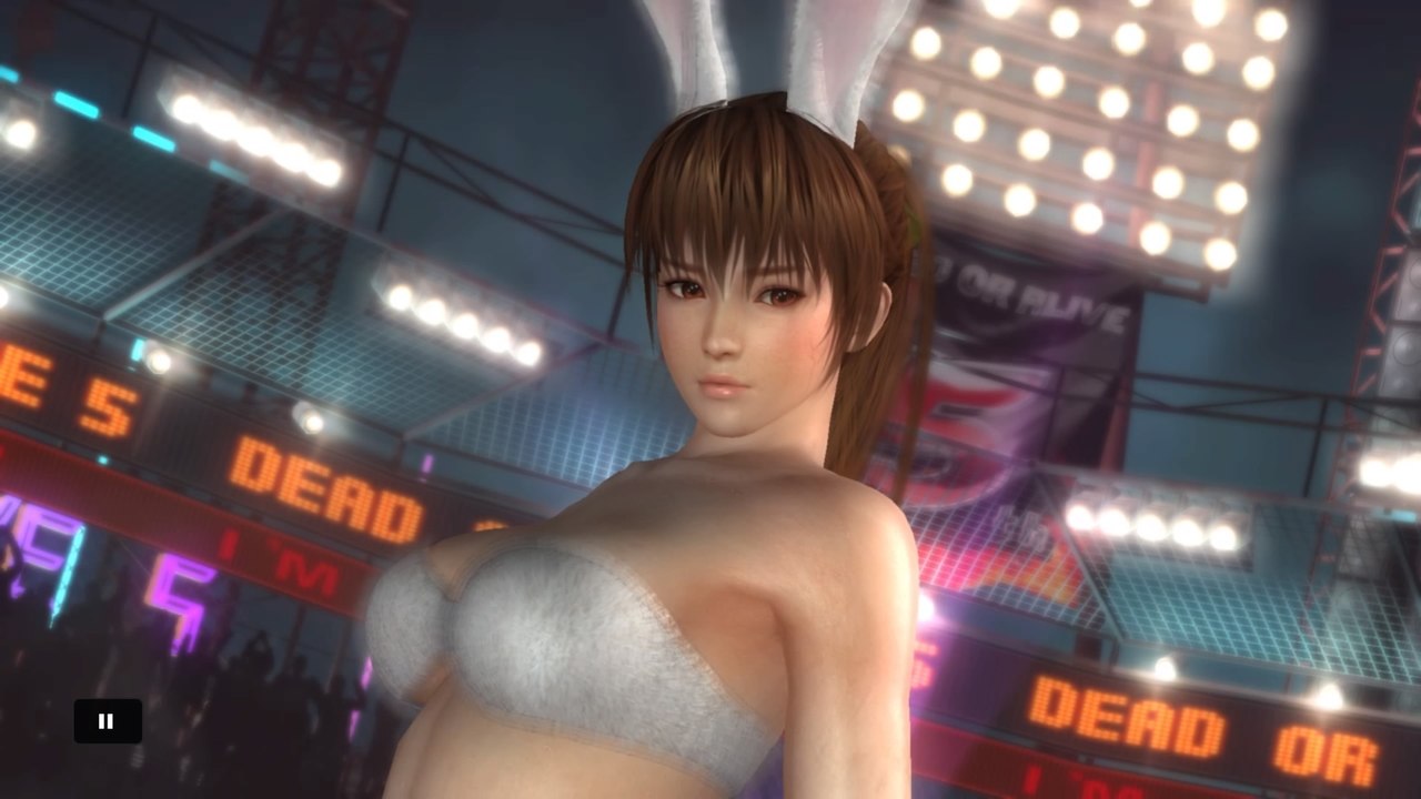 My revenge! The White&sexy bunny girl victory! DEAD OR ALIVE 5 Last Round SURVIVE HARD w/ Kasumi costumed