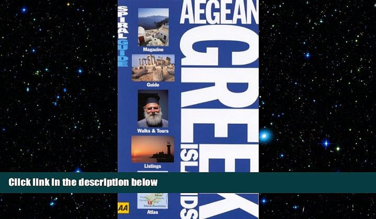 FREE DOWNLOAD  Aegean Greek Islands (AA Spiral Guides)  DOWNLOAD ONLINE