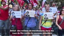 Brésil: Des milliers de manifestants contre le nouveau président