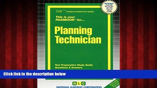 Pdf Online Planning Technician(Passbooks) (Career Exam. Ser. C-3185)