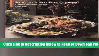 [Get] Secrets of Salt Free Cooking Free New