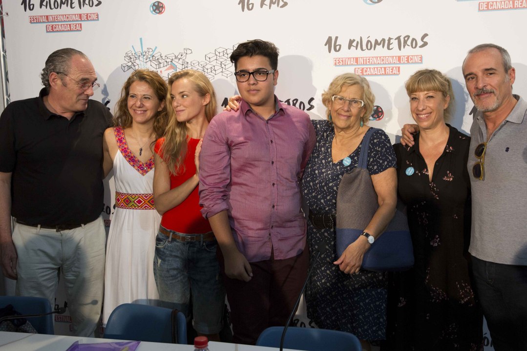 Fátima Baeza en la presentación del Festival Internacional de Cine de la Cañada Real 16 kilómetros 001