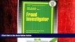 Popular Book Fraud Investigator(Passbooks) (Career Examination Passbooks)