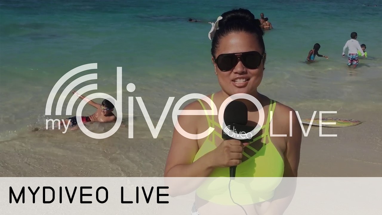 mydiveo LIVE! Surfs Over to Island of Hawaii - mydiveo LIVE! on Myx TV