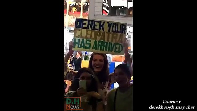 Derek Hough on Good Morning America (Part 1) - September 7, 2016 (Snapchat posts)