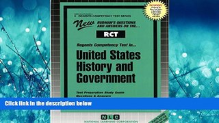 Popular Book UNITED STATES HISTORY AND GOVERNMENT (Regents Competency Test Series) (Passbooks)