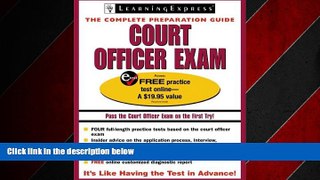 Pdf Online Court Officer Exam (Court Officer Exam (Learning Express))