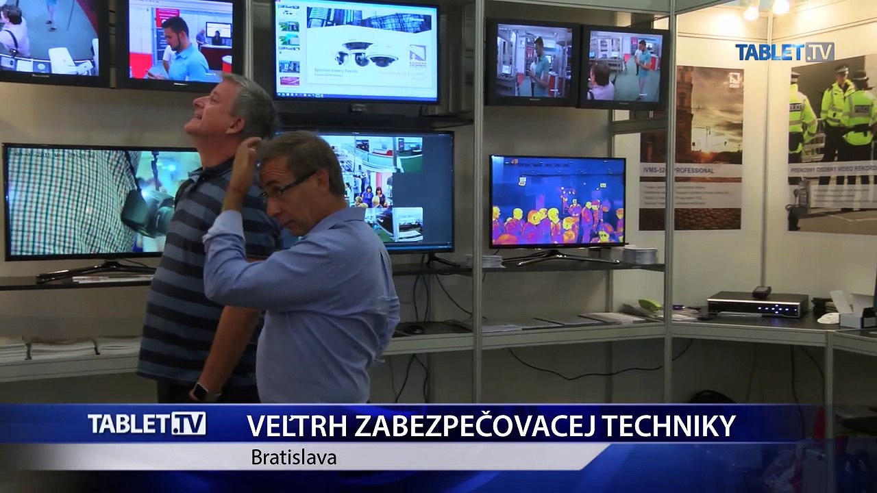 Na veľtrhu Security v Bratislave predstavujú bezpečnostné kamery či detektory  