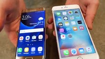 Samsung Galaxy S7 Edge vs iPhone 6S Plus Drop Test!