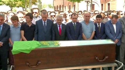 Erdoğan ve Yıldırım, Taciser İçyer'in Cenaze Törenine Katıldı