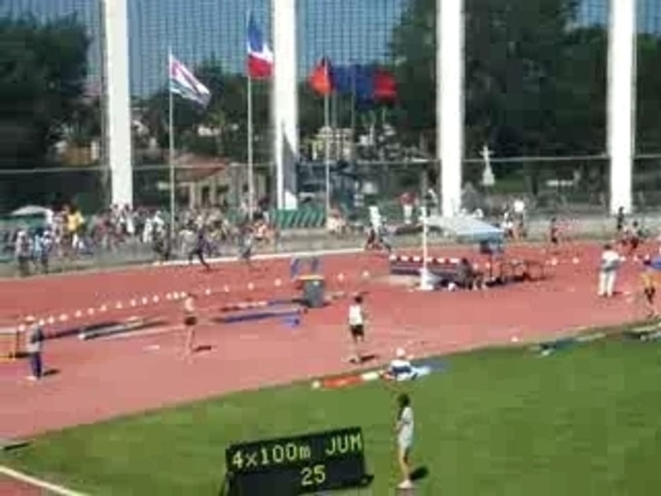 Finale relais 4x100m