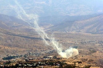 Derecik'te Belirlenen PKK Hedefleri Obüs Toplarıyla Vuruldu