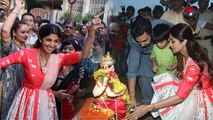 (VIDEO) Shilpa Shetty, Son Viaan Dance At Ganpati Visarjan