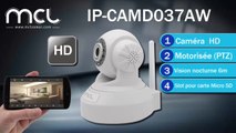 IP-CAMD037AW - Caméra IP HD motorisée  Wifi   audio