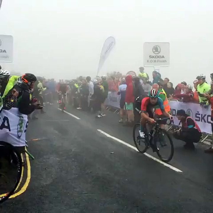 Bradley Wiggins imite Chris Froome