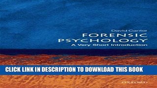 [PDF] Forensic Psychology: A Very Short Introduction (Very Short Introductions) Popular Online