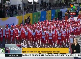 Con descontento social Brasil celebra 194 años de independencia