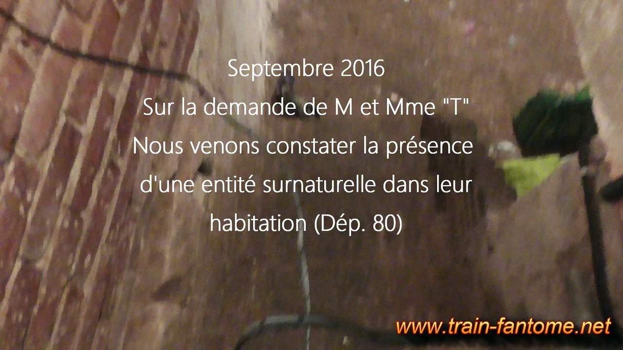 Rencontre filmée avec une entité surnaturelle.