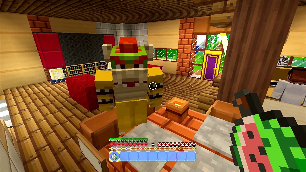 Minecraft Wii U - Nintendo Fun House - Bowser Jr Goes Back to School [9]