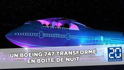 Un Boeing 747 transformé en boîte de nuit pour le Festival Burning Man