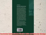 [PDF] Restriction Endonucleases (Nucleic Acids and Molecular Biology) Full Online