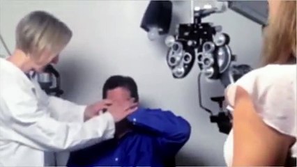 Blind man sees his wife for first time in 21 years and daughter for first time ever