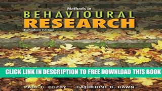 Collection Book Methods in Behavioural Research [Paperback]