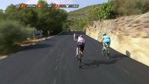 Dario Cataldo and Mathias Frank en cabeza de carrera / in front - Etapa / Stage 17 - La Vuelta a España 2016
