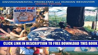 New Book Environmental Problems and Human Behavior