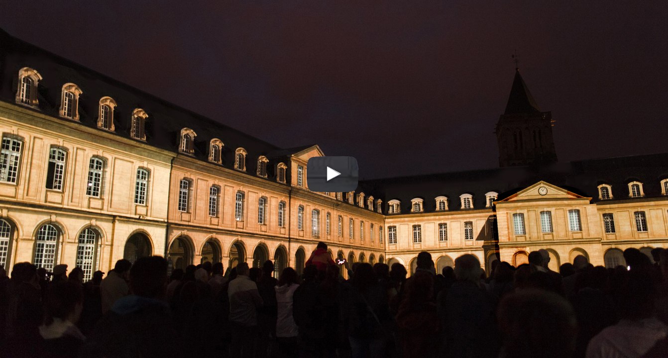 REPORT l'ODYSSE NORMANDE - video mapping monumental Bandit Visions