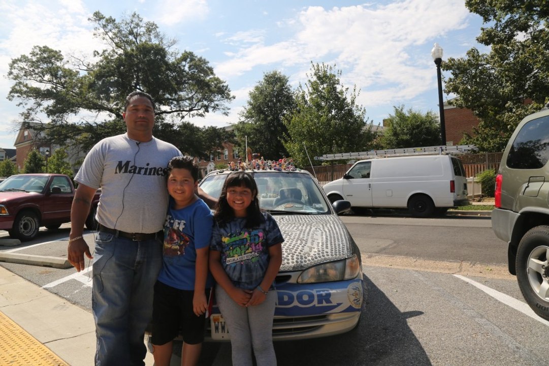 'It's the least thing you expect,' says Va. boy decorating art car