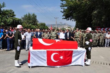 Fırat Kalkanı Harekatı'nın Şehidi Özkozanoğlu Son Yolculuğuna Uğurlandı