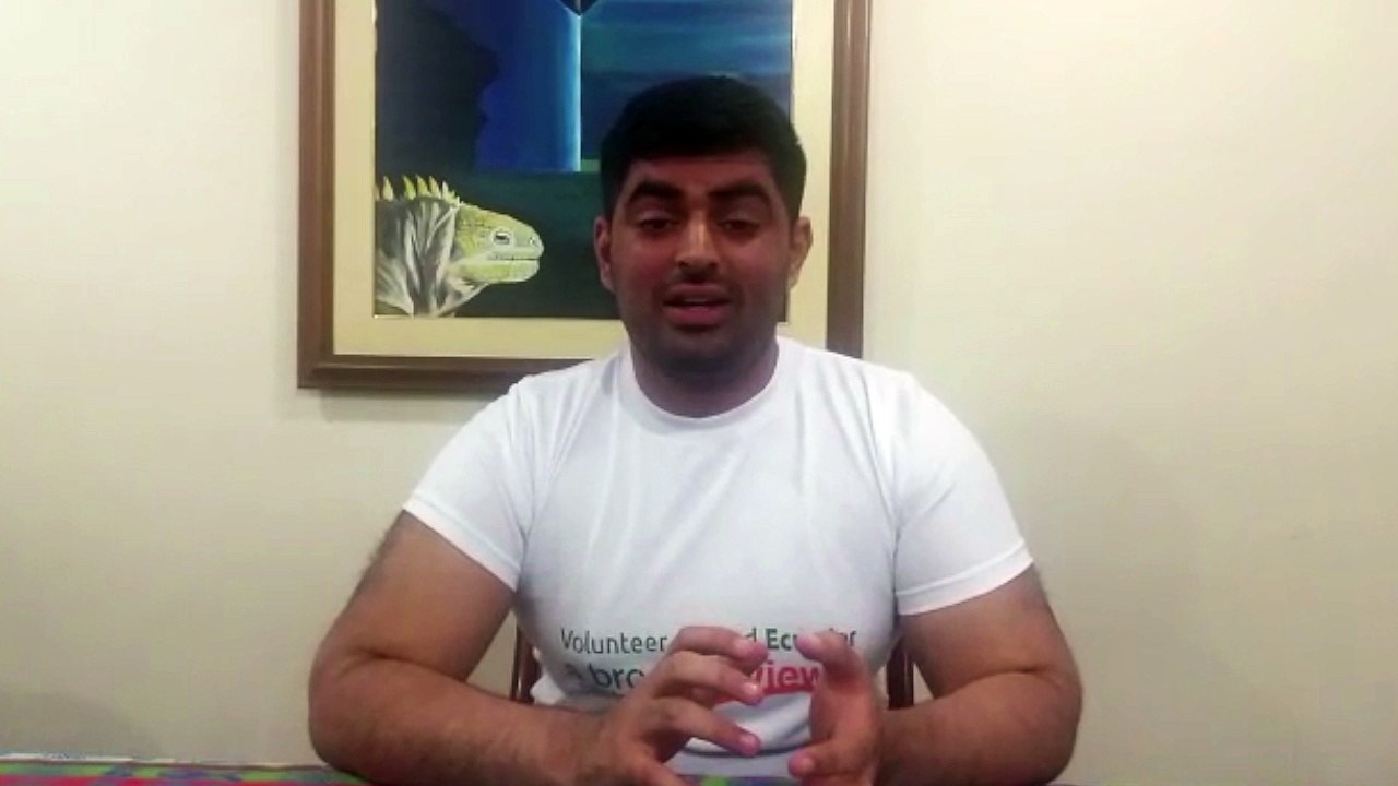 Video Review Volunteer Haris Rashid Ecuador Quito Dental Program Abroaderview.org