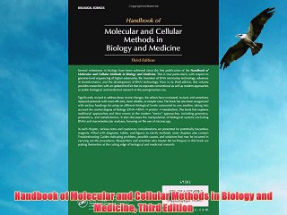 [PDF] Handbook of Molecular and Cellular Methods in Biology and Medicine Third Edition Full