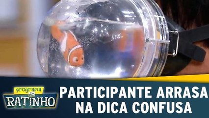 Participante arrasa na Dica Confusa