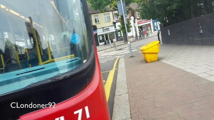 London Buses route 347 Wright Cadet DAF SB120 Arriva DWL71 YE06HPX
