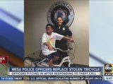 Mesa officers replace stolen bike