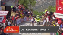 Last kilometer / Ultimo kilómetro - Etapa 17 - La Vuelta a España 2016