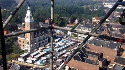 Un chantier à plus de 50 mètres de haut à Roye (80) - septembre 2016