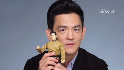 Star Trek Star John Cho Unboxes Sulu Action Figures