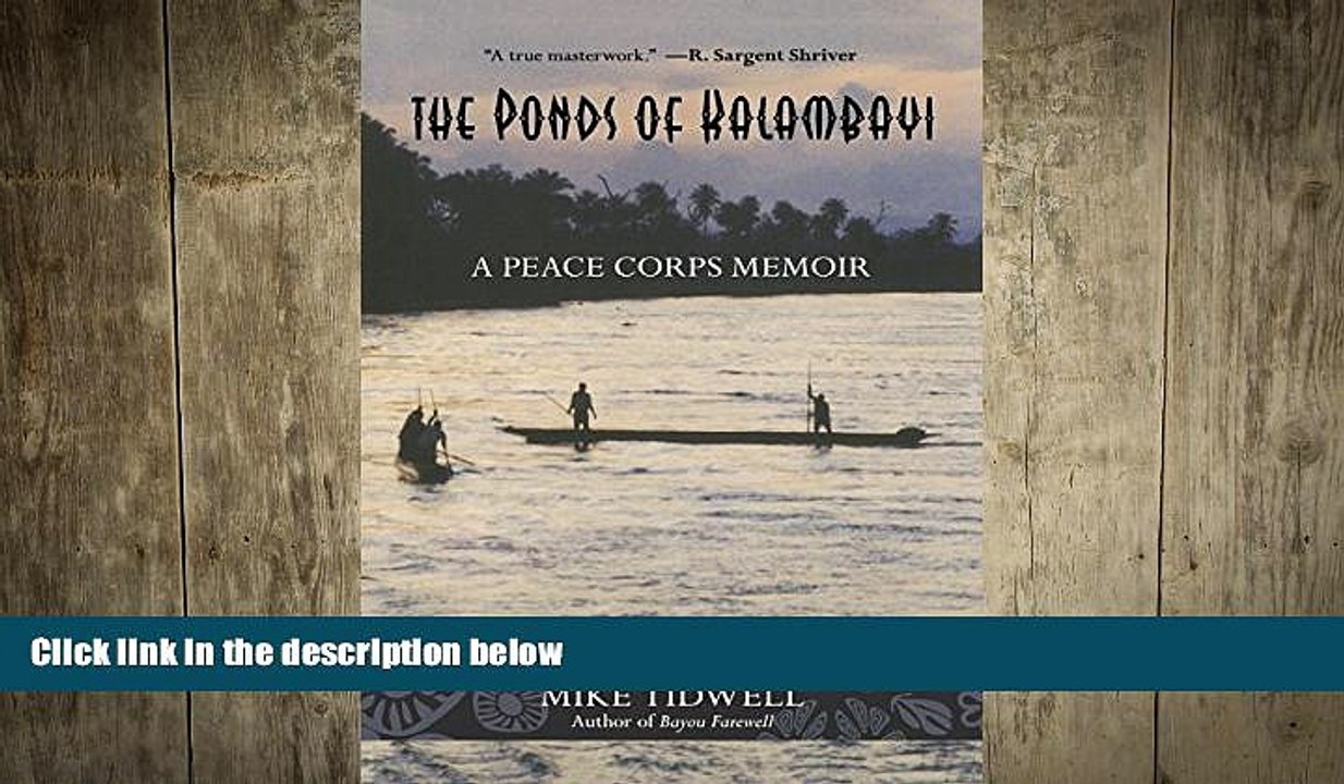 FREE PDF  Ponds of Kalambayi: A Peace Corps Memoir  DOWNLOAD ONLINE