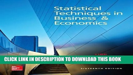 [PDF] Statistical Techniques in Business and Economics, 16th Edition Full Collection