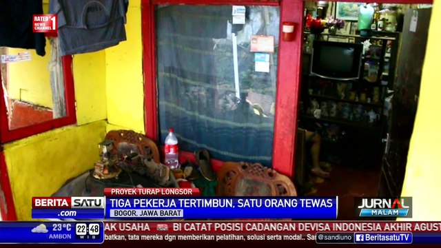 Satu Pekerja di Bogor Tewas Tertimbun Longsor
