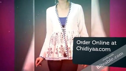 Designer Block Hand Printed Dresses Online at Chidiyaa