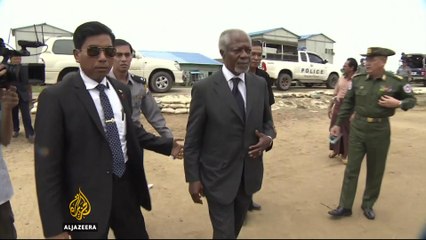 Kofi Annan vows to lead impartial Myanmar mission