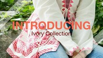 Ivory Block Printed Cotton tops, Dresses & Kurtis online at Chidiyaa