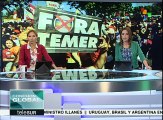 Movimiento social rechaza políticas del pdte. de Brasil