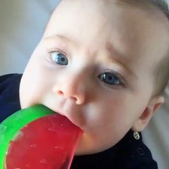 Cute Baby Eating Water Mellon #3